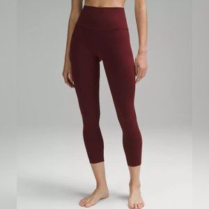 Lululemon Align High-Rise Legging 25" in Red Merlot